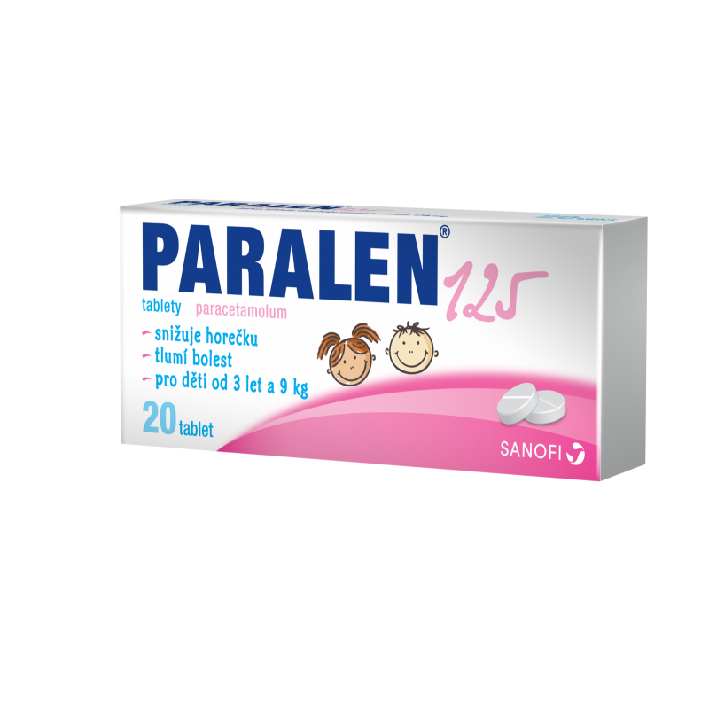 Paralen 125 mg 20 tablet