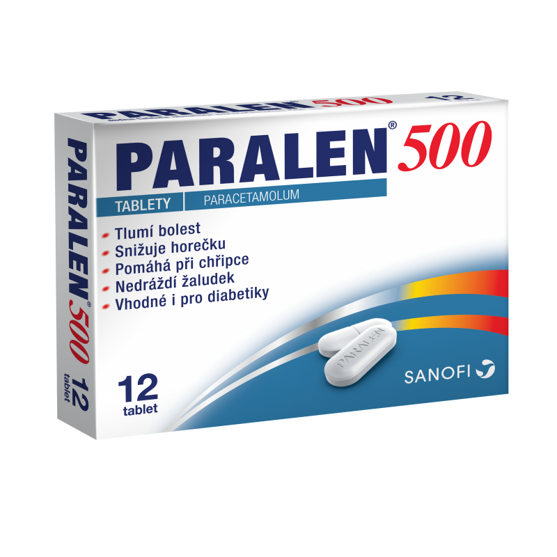 Paralen 500 mg 12 tablet