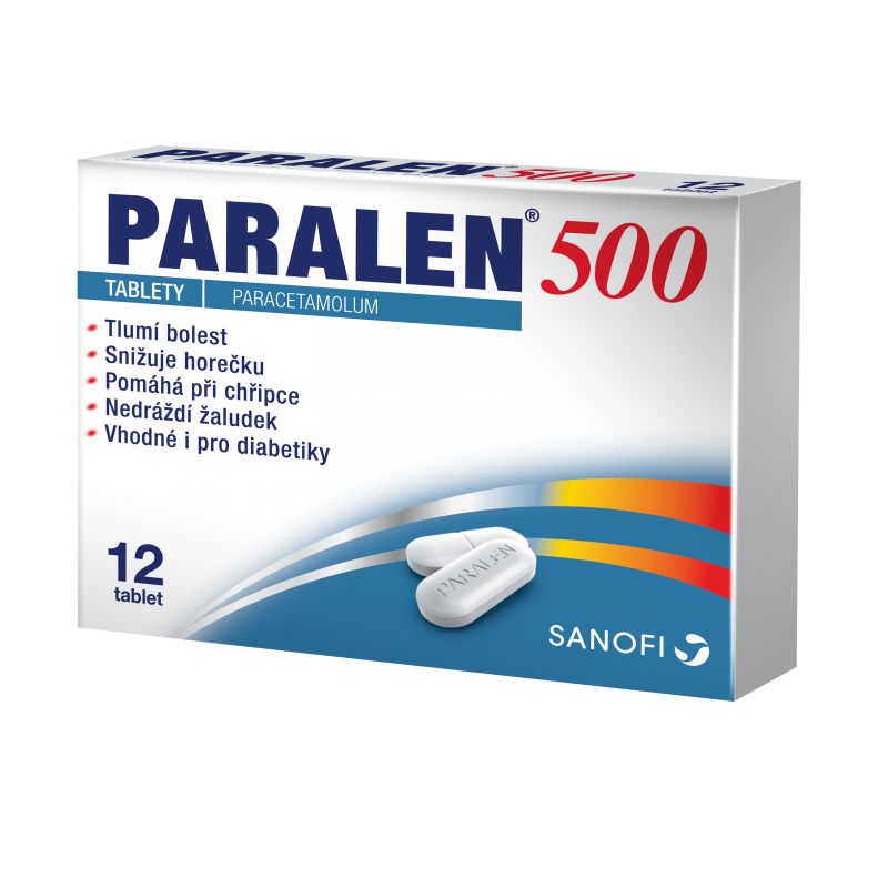 Paralen 500 mg 12 tablet