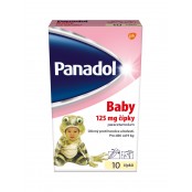 PANADOL Baby 125 mg 10 čípků