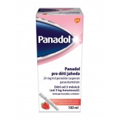 PANADOL Pro děti jahoda 24 mg/ml suspenze 100 ml