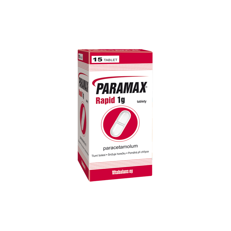 Paramax Rapid 1 g 15 tablet