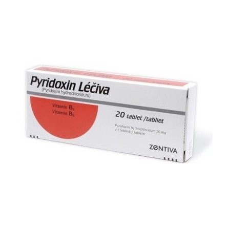 Pyridoxin Léčiva 20 mg 20 tablet