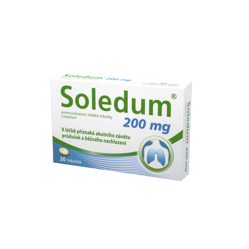 Soledum 200 mg 20 měkkých tobolek