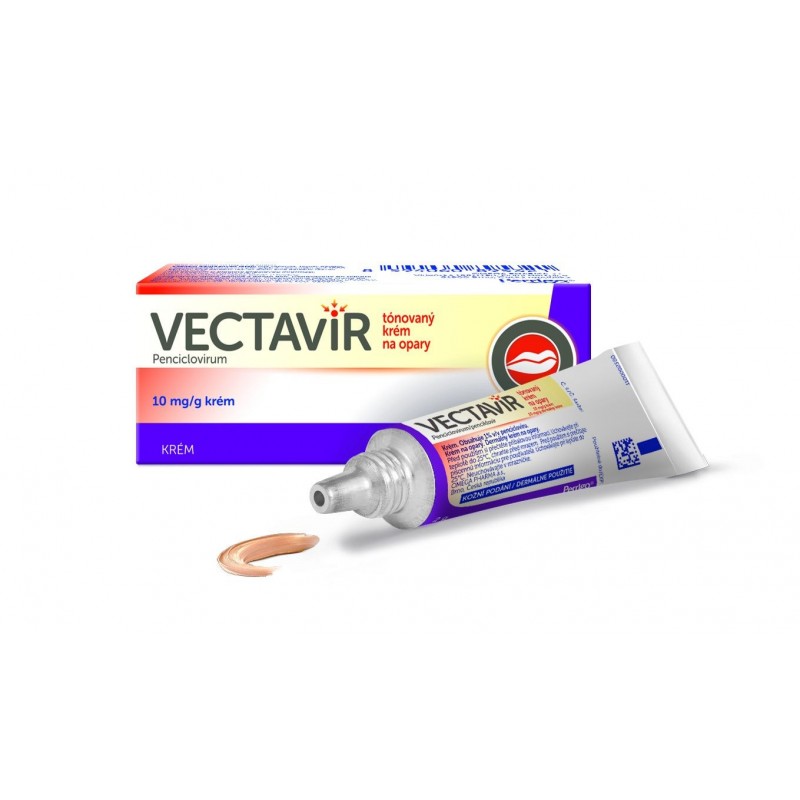 Vectavir tónovaný krém na opary 2g