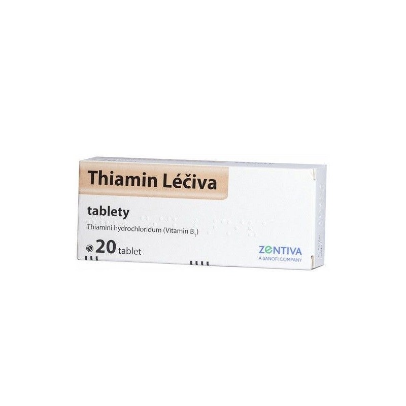 ZENTIVA Thiamin Léčiva 20 tablet