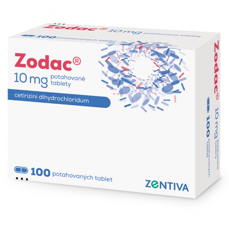 Zodac 10 mg 100 tablet