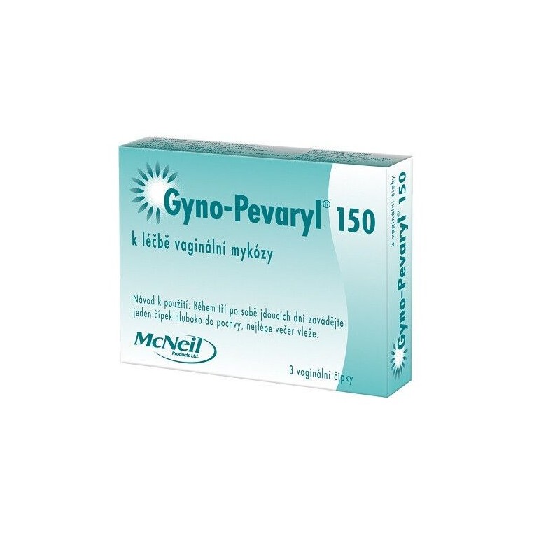 Gyno-Pevaryl 150 mg 3 vaginální čípky