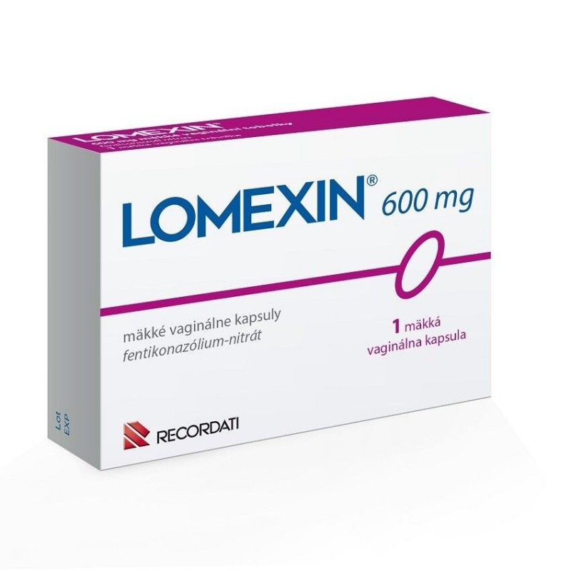 Lomexin 600 mg 1 vaginální tobolka
