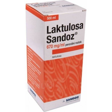 Sandoz Laktulosa 670 mg roztok 500 ml