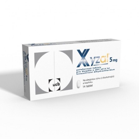 Xyzal 5 mg 14 tablet
