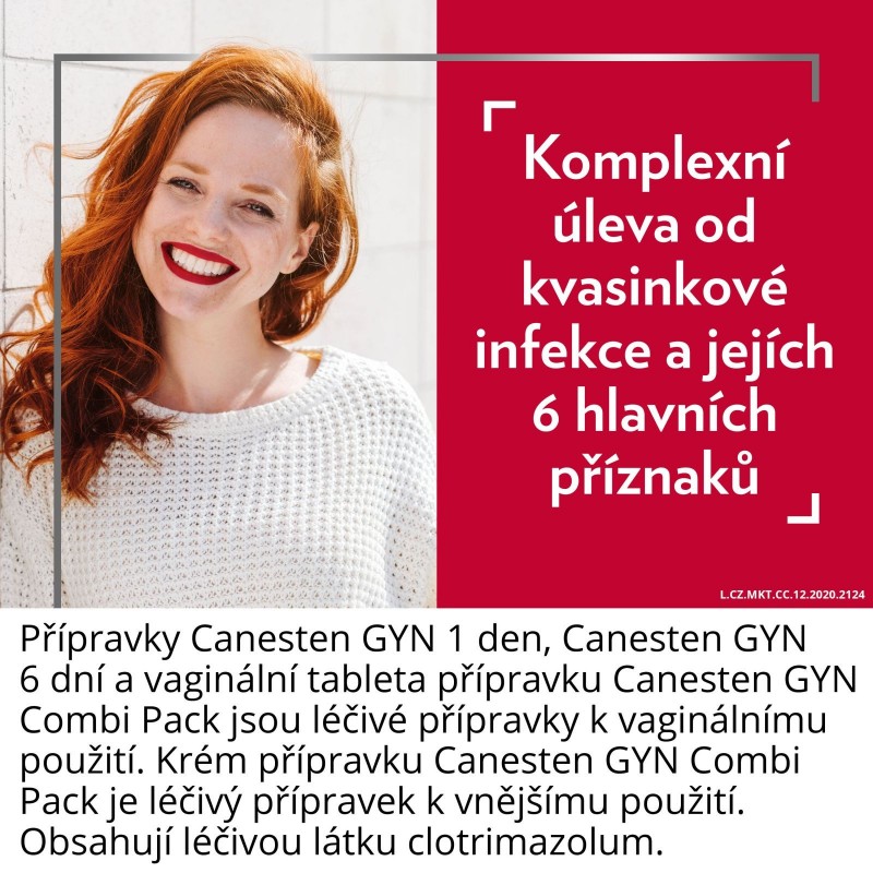 CANESTEN GYN Combi Pack 1 vaginální tableta a krém 20 g