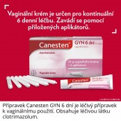 CANESTEN GYN 6 dní vaginální krém 35 g + aplikátor