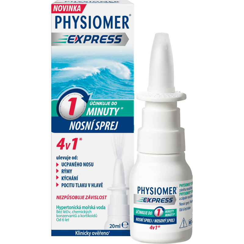 PHYSIOMER Express nosní sprej 20 ml