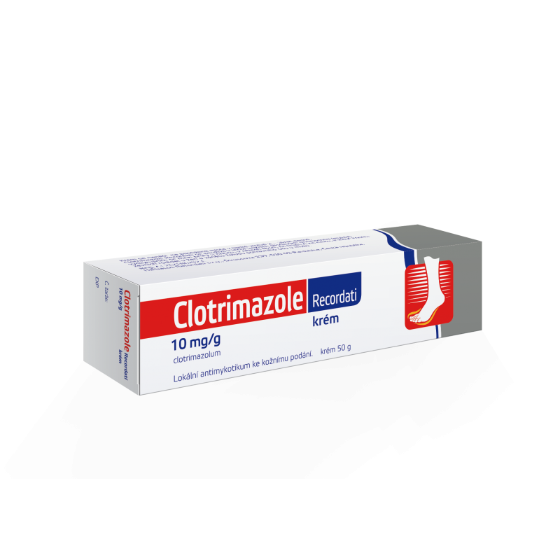 CLOTRIMAZOLE Recordati 10mg/g krém 50 g