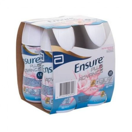 ENSURE Plus Advance jahodový 4x220 ml