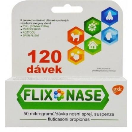 FLIXONASE 50 mg nosní sprej 120 dávek