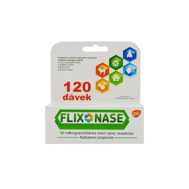 FLIXONASE 50 mg nosní sprej 120 dávek