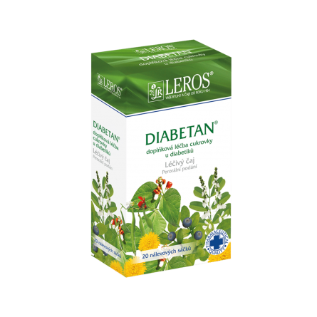 LEROS Diabetan léčivý čaj 20 sáčků