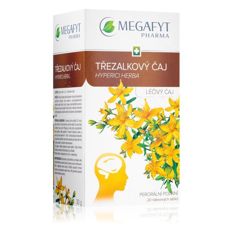 MEGAFYT Třezalkový čaj 20 nálevých sáčků