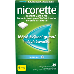 NICORETTE Icemint Gum 4 mg 30 žvýkaček