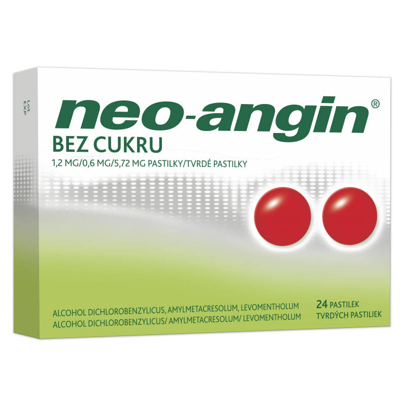 NEO-ANGIN bez cukru 24 pastilek