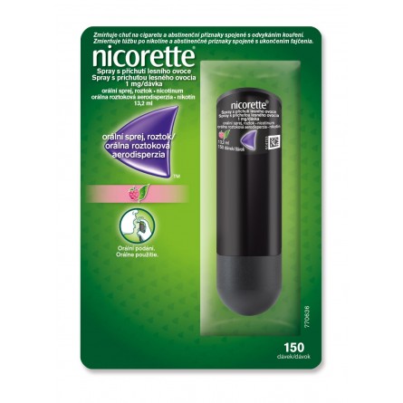 NICORETTE Spray 1 mg/dávka s příchutí lesního ovoce 13,2 ml