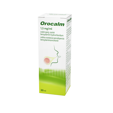 OROCALM 1,5 mg/ml orální sprej 30 ml