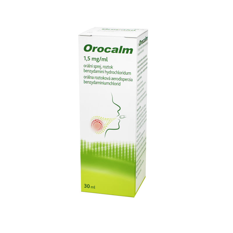 OROCALM 1,5 mg/ml orální sprej 30 ml