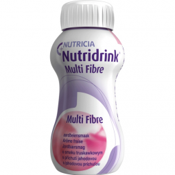 NUTRIDRINK Multi Fibre jahoda 4x200 ml