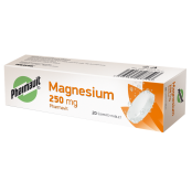 PHARMAVIT Magnesium 250 mg 20 šumivých tablet
