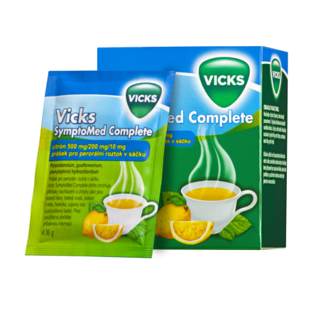 VICKS Symptomed complete citrón 10 sáčků