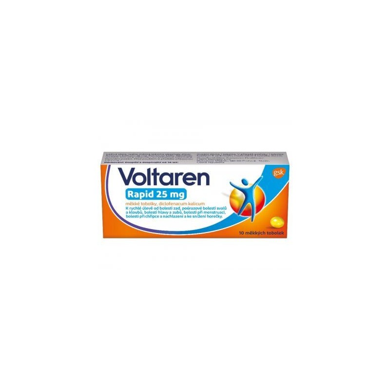 VOLTAREN Rapid 25 mg 10 tobolek