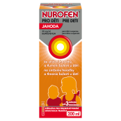 NUROFEN Pro děti 20 mg/ml jahoda suspenze 200 ml