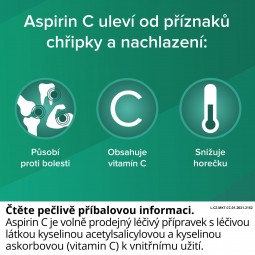 ASPIRIN C 400 mg/240 mg 20 šumivých tablet