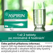 ASPIRIN 500 mg 20 tablet