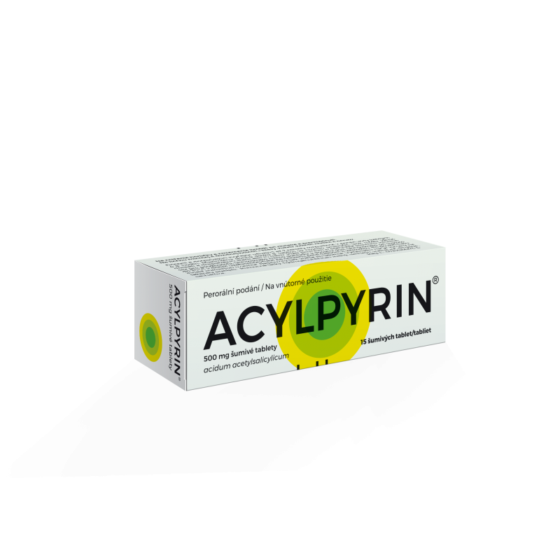 ACYLPYRIN 500 mg 15 šumivých tablet