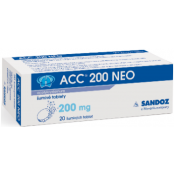 ACC NEO 200 mg 20 šumivých tablet