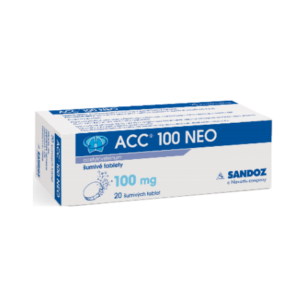 ACC NEO 100 mg 20 šumivých tablet