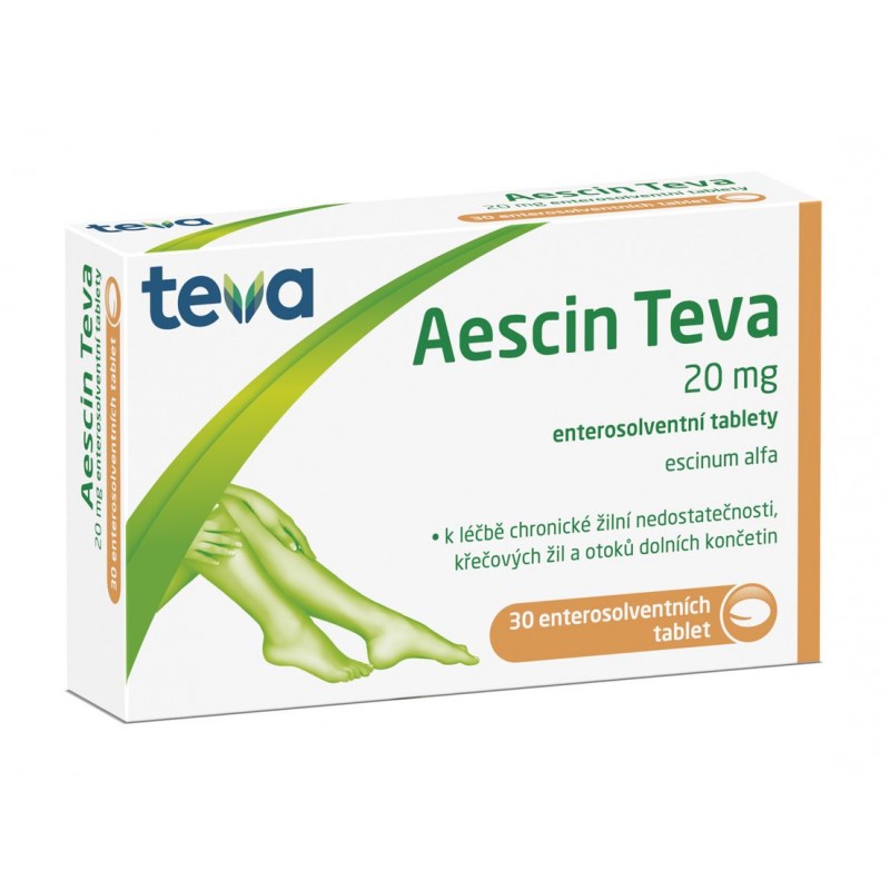 AESCIN Teva 20 mg 30 tablet