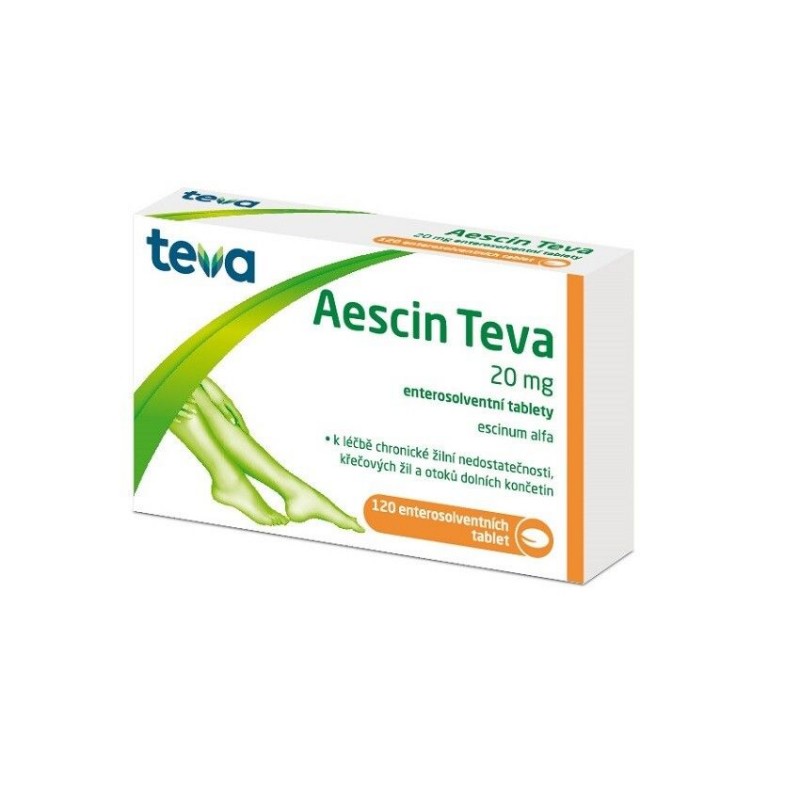 AESCIN Teva 20 mg 120 tablet