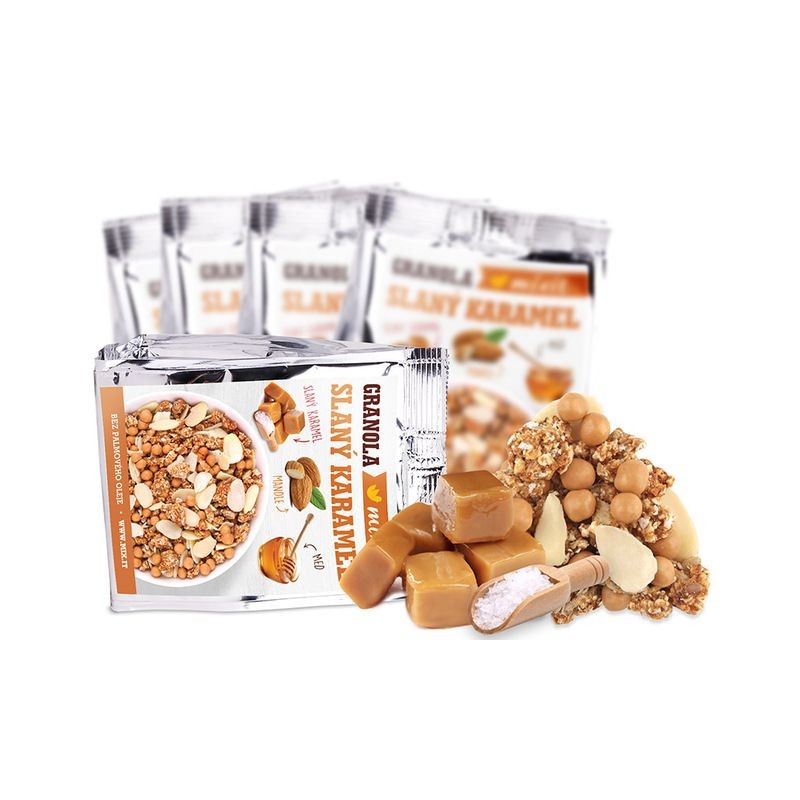 Mixit Granola z pece - Slaný karamel do kapsy 70 g