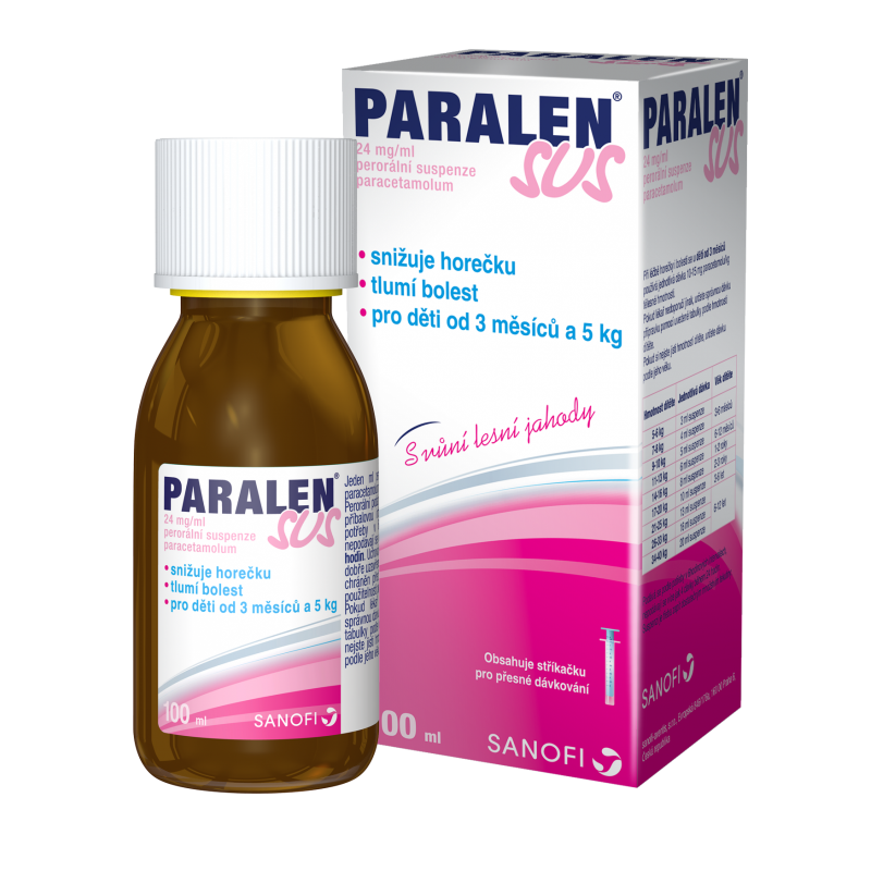 PARALEN SUS 24 mg/ml suspenze 100 ml