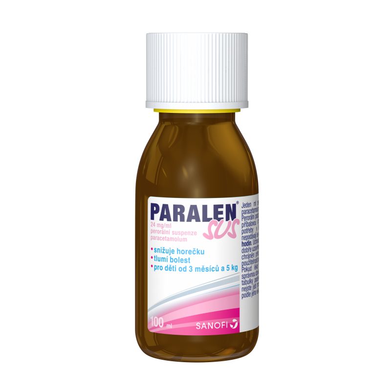 PARALEN SUS 24 mg/ml suspenze 100 ml