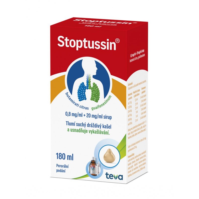 STOPTUSSIN sirup 180 ml