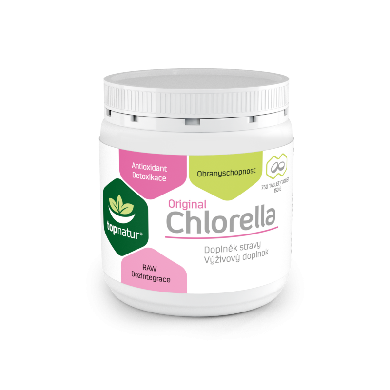 TOPNATUR Chlorella original 750 tablet