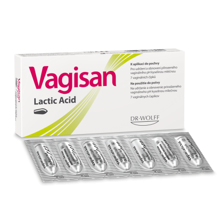 VAGISAN Lactic Acid 7 čípků