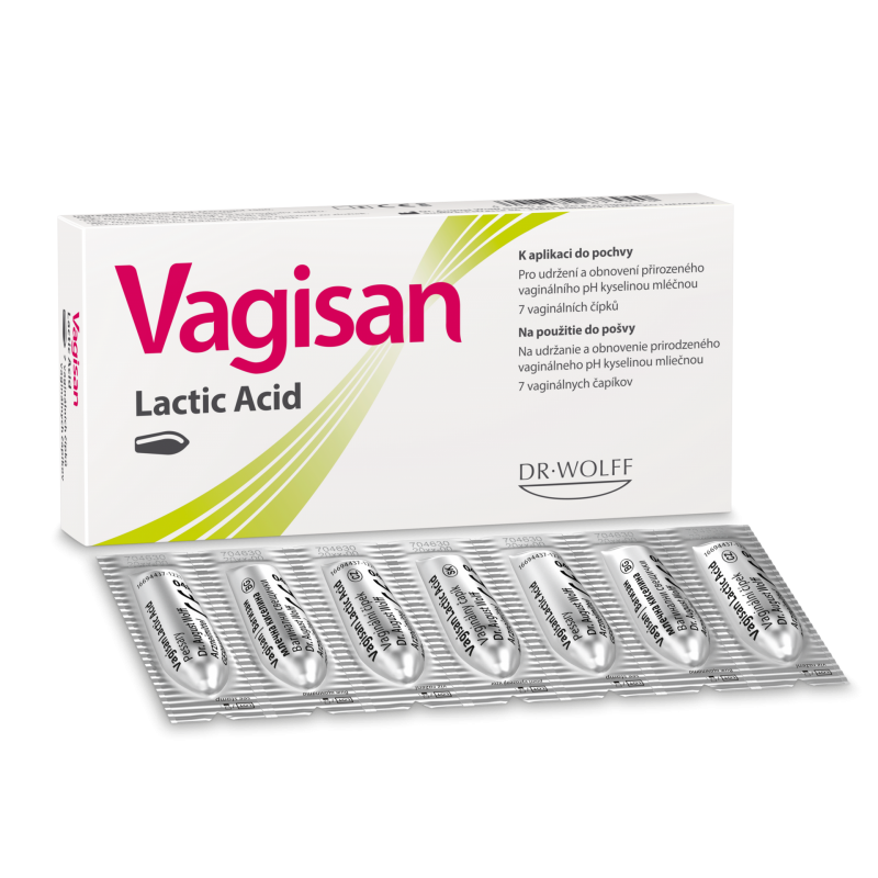 VAGISAN Lactic Acid 7 čípků
