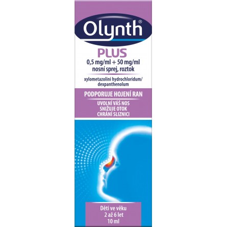 OLYNTH Plus 0,5 mg/ml nosní sprej 10 ml