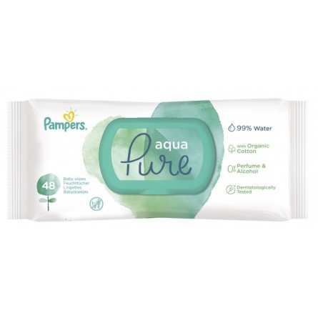 Pampers vlhčené ubrousky Aqua Pure 48 ks